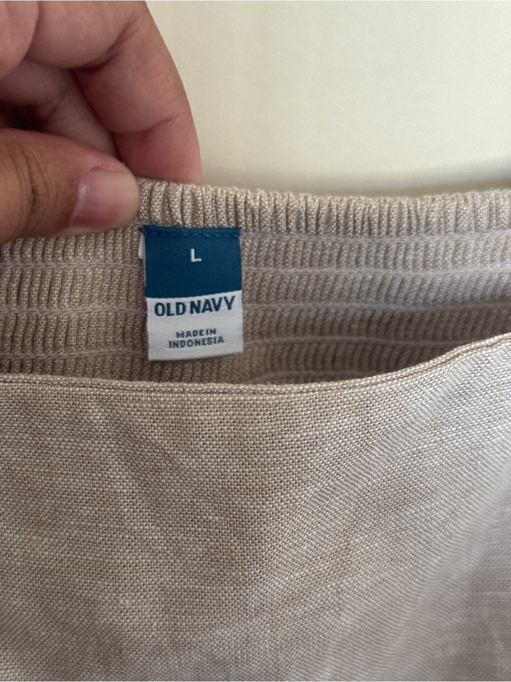 Old Navy Women’s Strapless Linen Midi Dress in tan size L - Picture 4 of 6